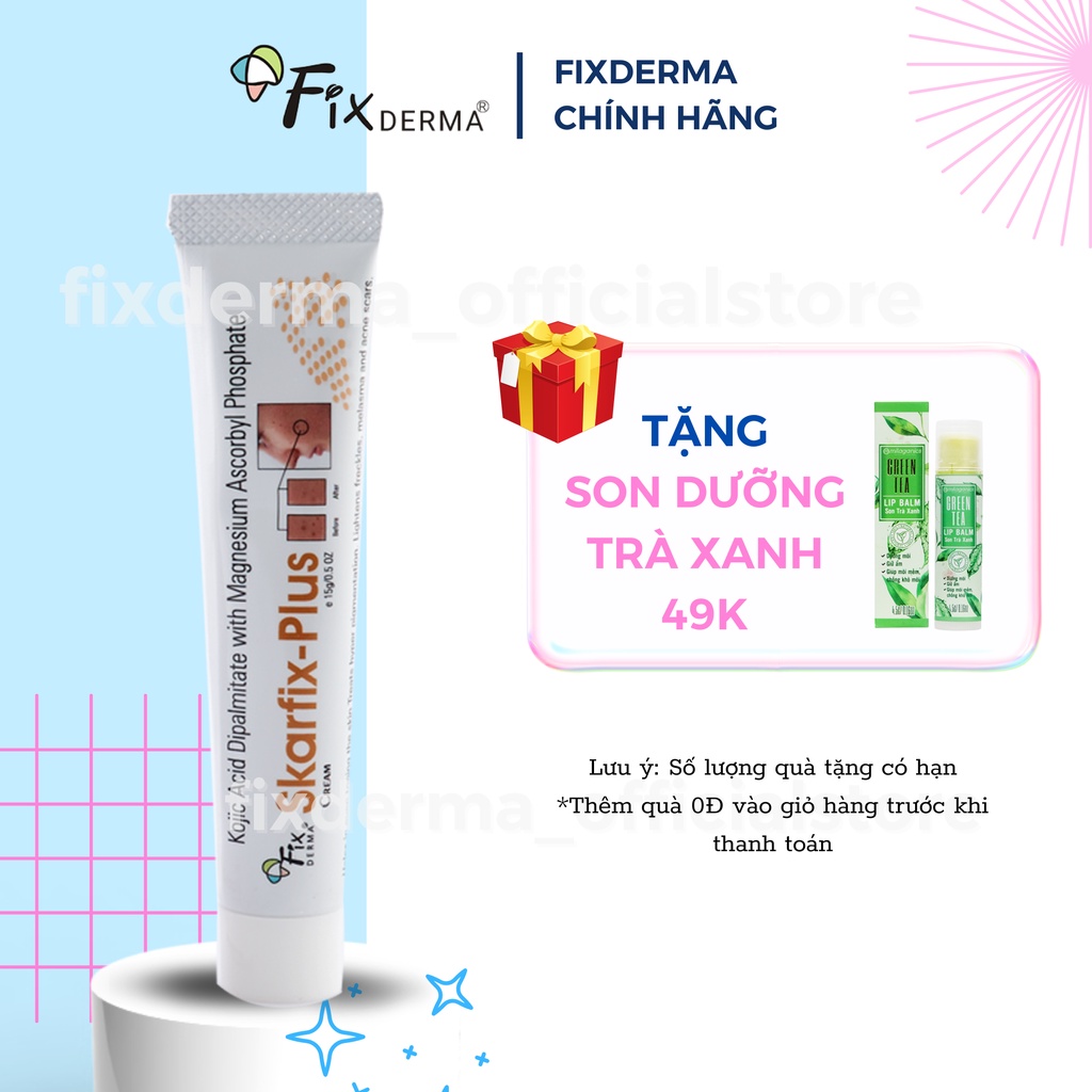 Kem Giảm Thâm Nám - Dưỡng Da Fixderma Skarfix Plus Cream 15g