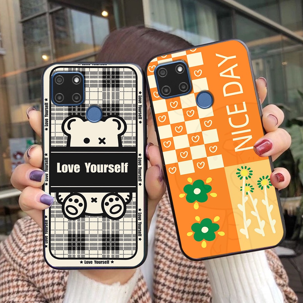 Ốp lưng Oppo REALME C12 happy day, gấu bear dễ thương - BỀN - ĐẸP -BAO GIÁ TOÀN THỊ TRƯỜNG