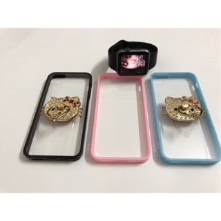 Móc nhẫn Hello Kitty dán giữ ốp điện thoại