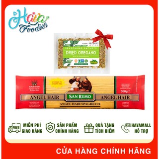 Tặng Kèm Gói Oregano - Mì Angel Hair San Remo Số 9 Gói 500G
