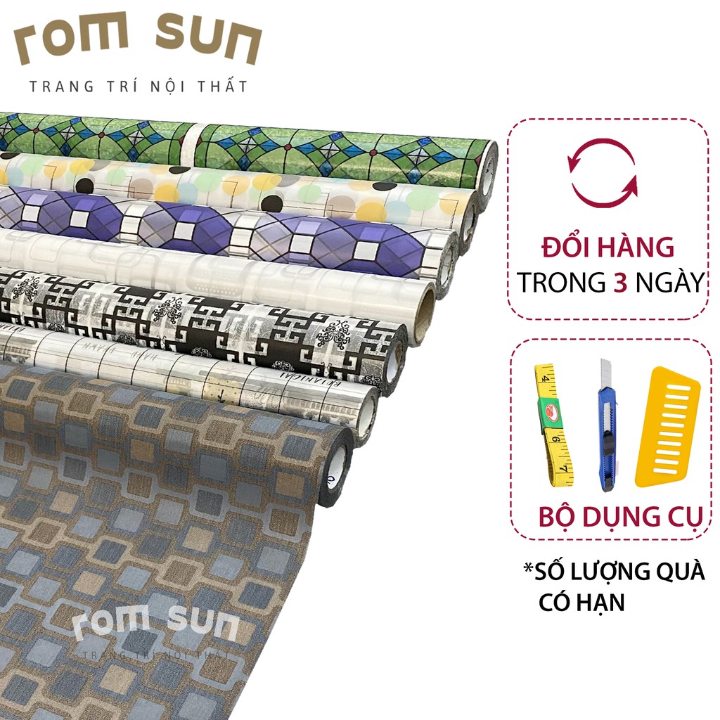 Decal dán kính cửa sổ phòng ngủ,Giấy dán cửa kính mờ văn phòng,phòng tắm chống nắng
