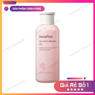 Nước cân bằng dưỡng ẩm sáng da từ hoa anh đào đảo Jeju Innisfree Cherry Blossom Skin 200ml