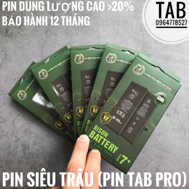 Pin IPHONE TAB PRO (Pin SIÊU Trâu) Siêu Trâu Siêu Bền - Bảo Hành 12 Tháng.