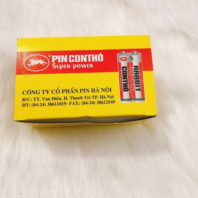 Hộp 40 viên pin tiểu con thỏ AAA  - PIN AAA CON THỎ HABACO Rabbit