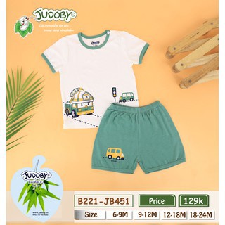 JB451 Bộ cộc tay cài vai Judoby ( 9-24M)