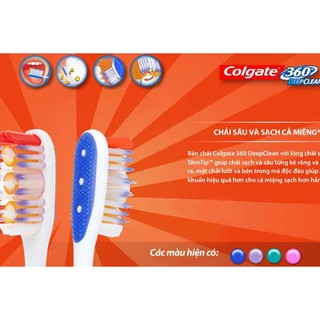 Bàn chải đánh răng Colgate 360 Deep Clean ( giao màu ngẫu nhiên )