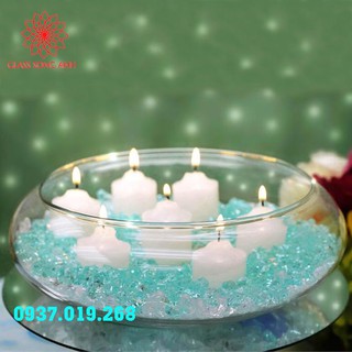 Bể cá mini tròn, lọ thủy tinh trồng cây thủy sinh, lọ thủy tinh trang trí BS02