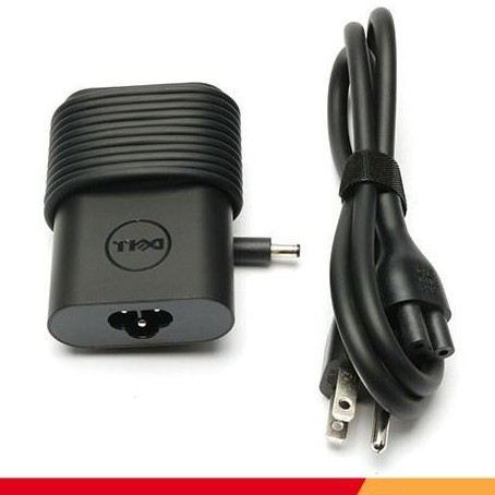 🌟 ZIN CŨ 🌟  Sạc laptop Dell Oval 19.5V 2.31A 45W chân kim nhỏ - XPS 13 - Adapter kèm dây nguồn