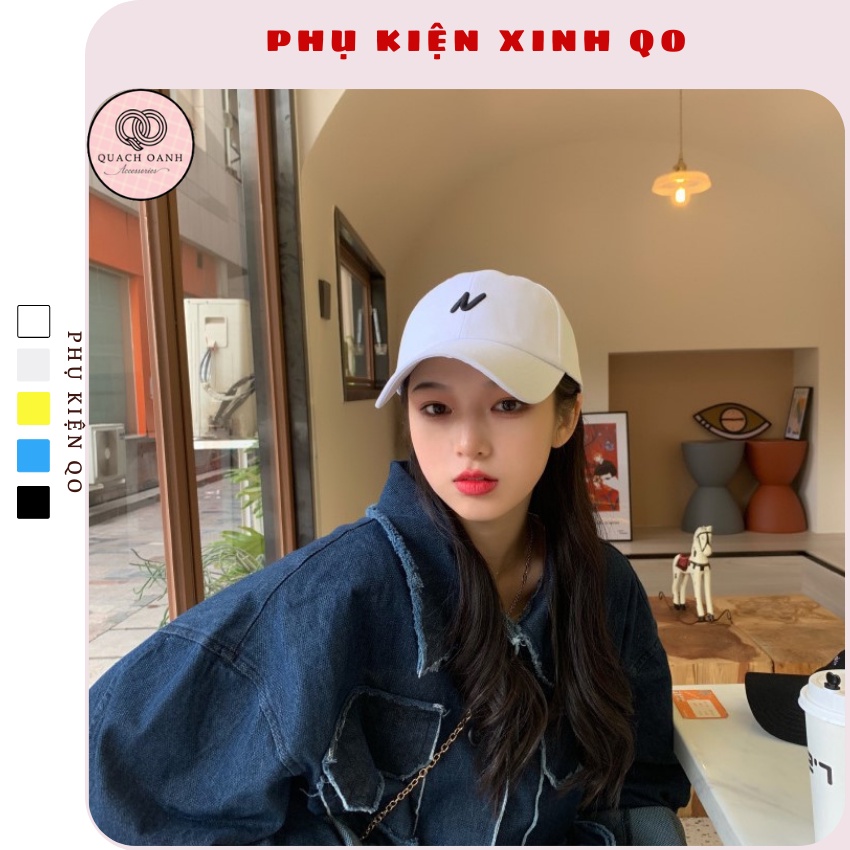 Mũ lưỡi trai ❤️ Nón kết thêu chữ phong cách Ulzzang CAP16
