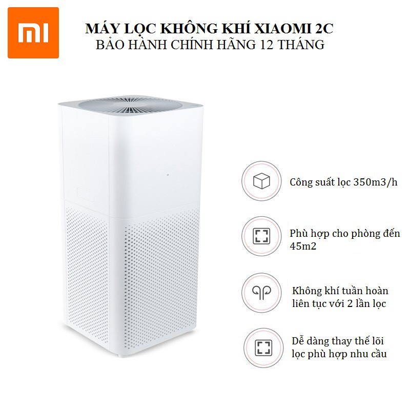 Máy lọc không khí Xiaomi Mi Air Purifier 2C 3C | phòng đến 43m2 | XIAOMI ECOSYSTEM STORE