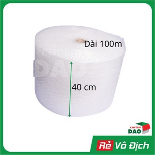 [FreeShip🔥] Xốp bóng khí cuộn 0.4x100 m gói hàng chống sốc - Màng hơi bong bóng nổ bọc hàng