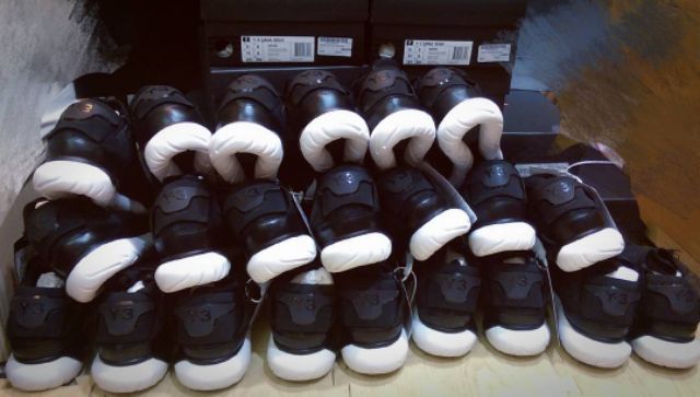 GIÀY THỂ THAO Y3 Qasa High In Black White ĐEN ĐẾ TRẮNG