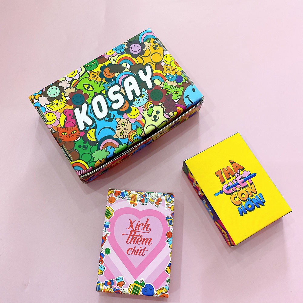 Combo Bộ Bài Huệ Xích Thêm Chút Và Thà Chết Còn Hơn Drinking Game Hot Nhất 2021 Kèm Hộp Đựng Cao Cấp XTC-TCCH