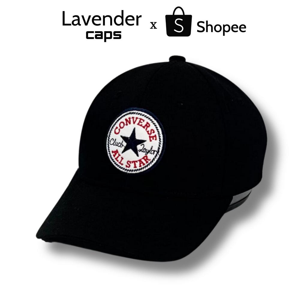 Nón kết mũ lưỡi trai Đen logo thêu Converses dành cho mọi lứa tuổi Free size