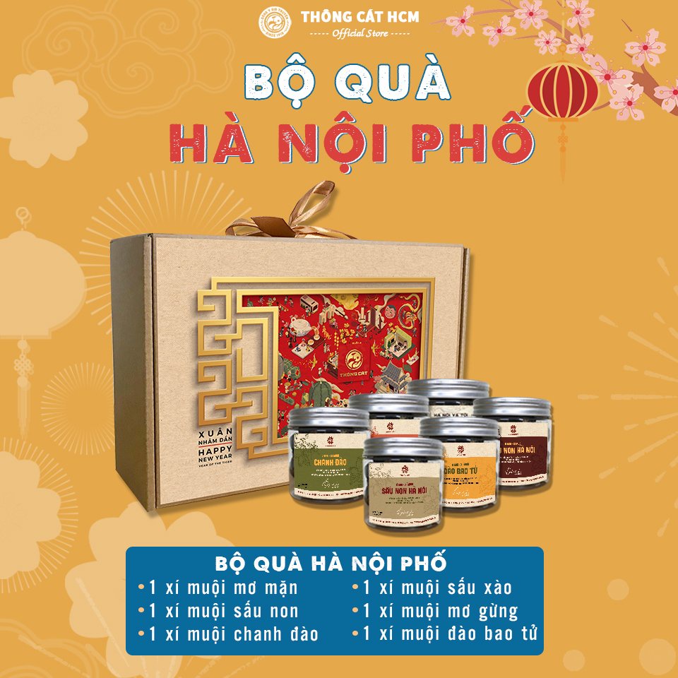 Set quà tặng Tết Thông Cát HCM 2022 - 5 Set quà Sức Khỏe, Sang Trọng tặng người thân, bạn bè, tặng sếp dịp tết