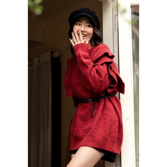 Áo váy nhũ đỏ - Ngày em đến
