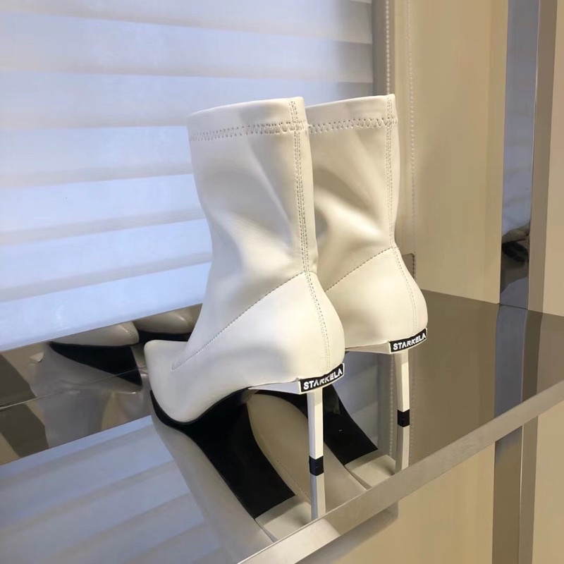 ( Ảnh thật ) A10120 Boot da ôm gót vuông | BigBuy360 - bigbuy360.vn