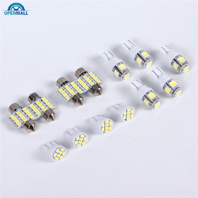 Bộ 13 đèn LED dùng đọc sách cho xe hơi T10 chuyên dụng