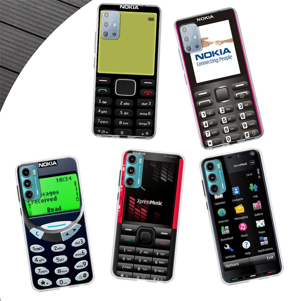 NOKIA Ốp Điện Thoại Silicon Mềm Phong Cách Retro Cho LG V40 G8 X X4 G3 G3S G8 G9 D690 V60 ThinQ OI76