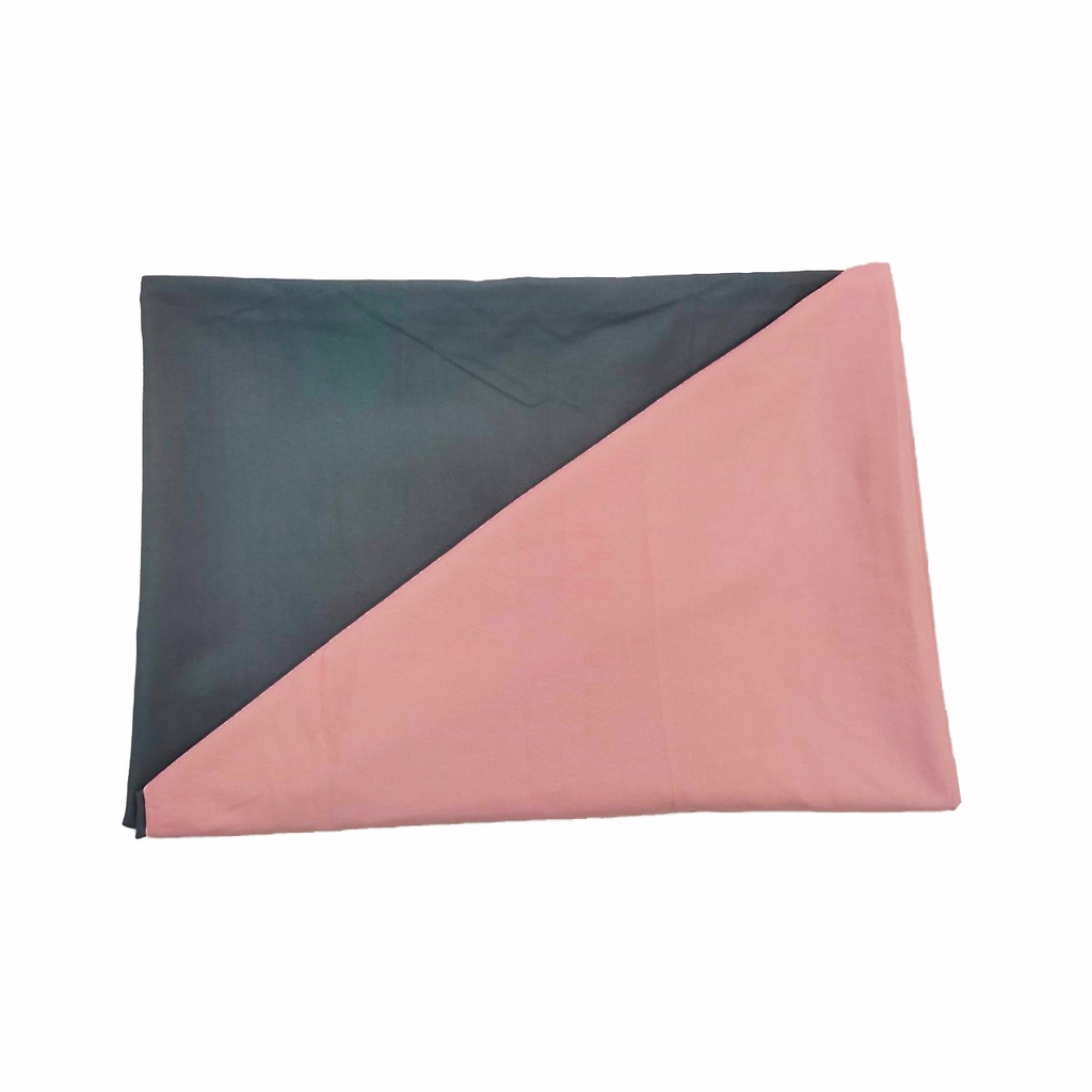 Vỏ gối 50x70cm cotton tici hàng đẹp vải tốt màu hồng và xám ghi