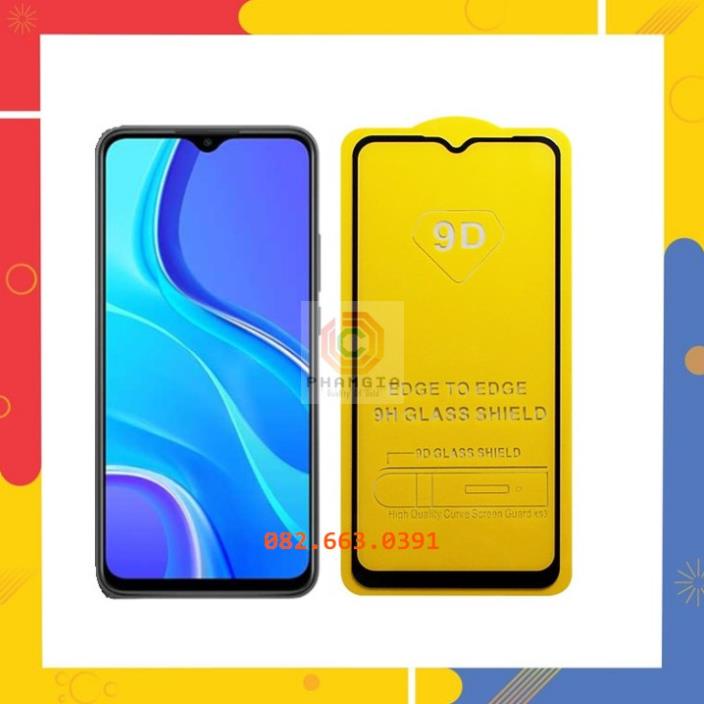 Kính cường lực Xiaomi Redmi 9C/ Redmi 9C NFC/ Redmi Poco C3  full màn hình, không chấm liti