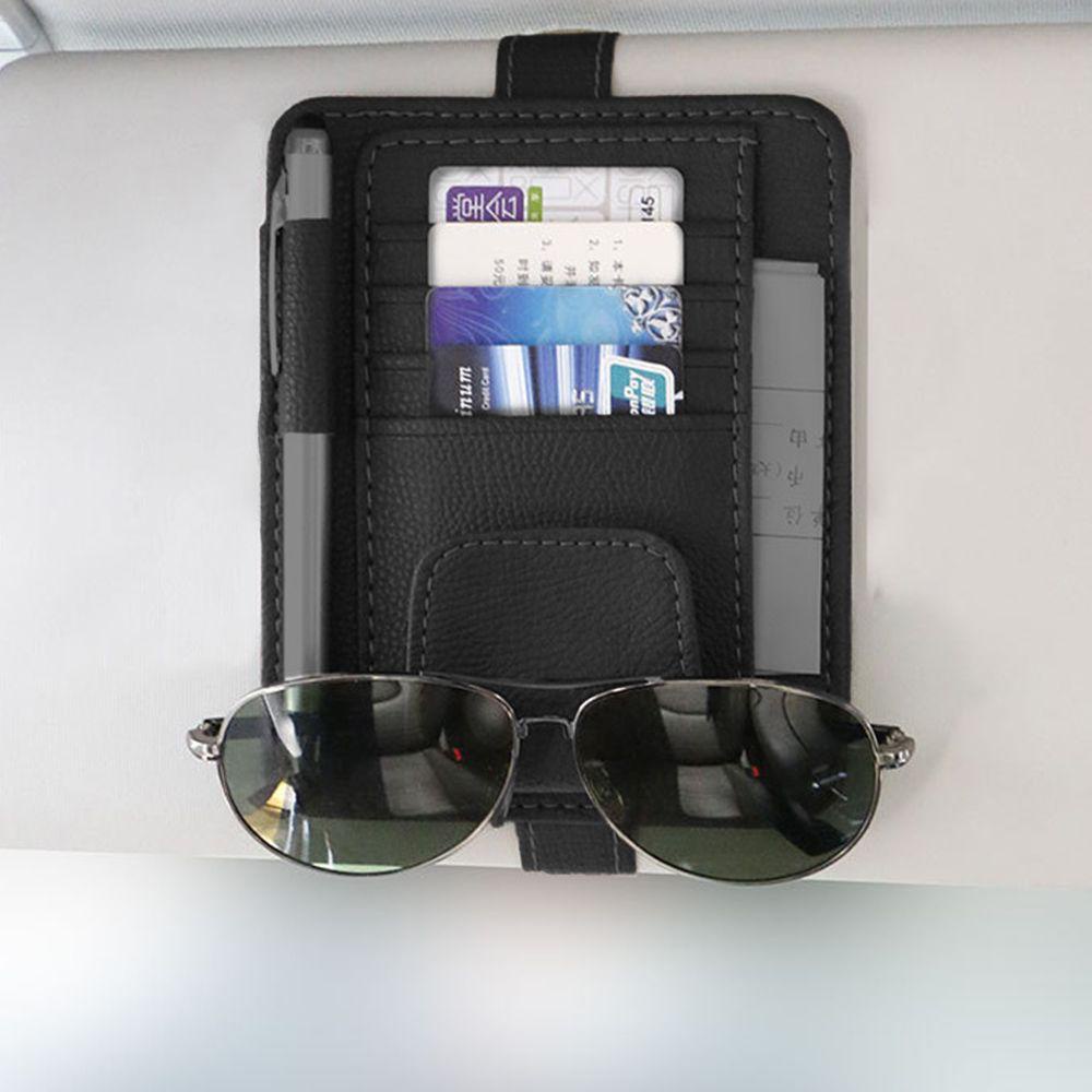MYRONGVN Túi Đựng Thẻ Kẹp Tấm Che Nắng Đa Năng Sắp Xếp Gọn Gàng