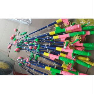 Combo 10 cần câu cá và 10 nam châm