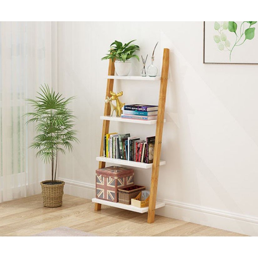 SP0578 Kệ để sách 3 tầng hình thang 43x95 - Kệ để chậu hoa cây cảnh mini