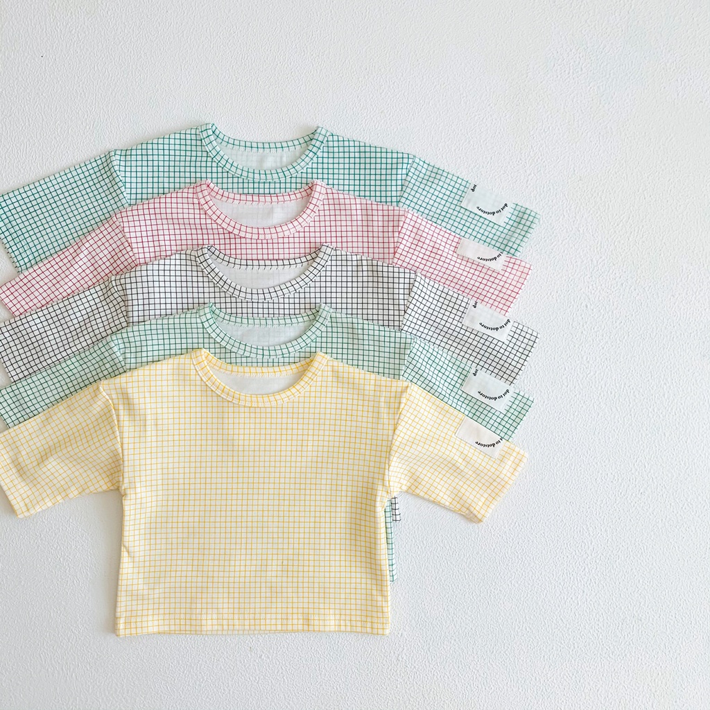 Áo Sơ Mi Tay Dài Sọc Ca Rô Thời Trang Cá Tính Dành Cho Bé