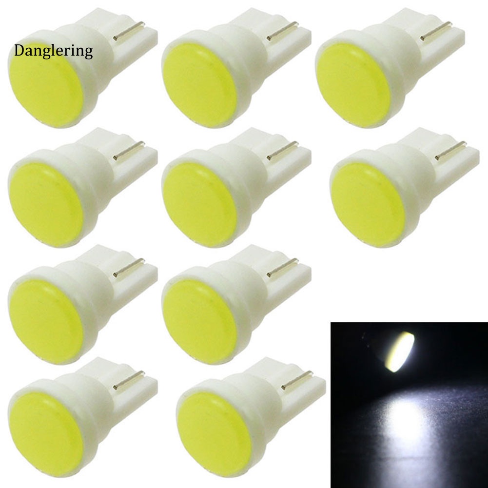 Bộ 10 Đèn Led 12v T10 W5W Gắn Cửa Xe Hơi
