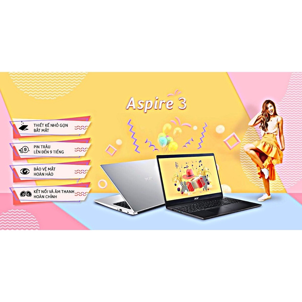 Laptop Acer Aspire 3 A315-58-59LY/ i5-1135G7/ RAM 8GB/ 512GB SSD/15.6inch FHD/Win 11H