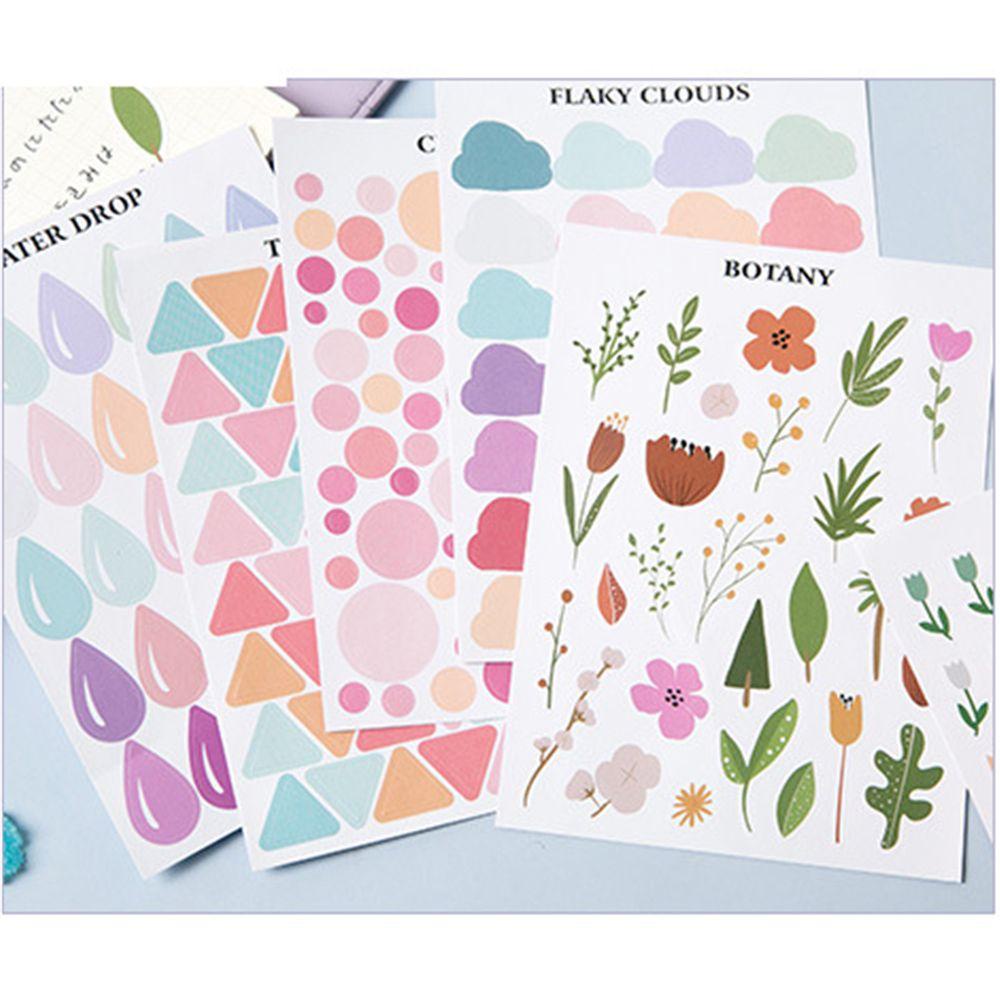 Sticker Dán Trang Trí Sổ Tay Nhật Ký Hình Tranh Vẽ Chống Thấm Nước