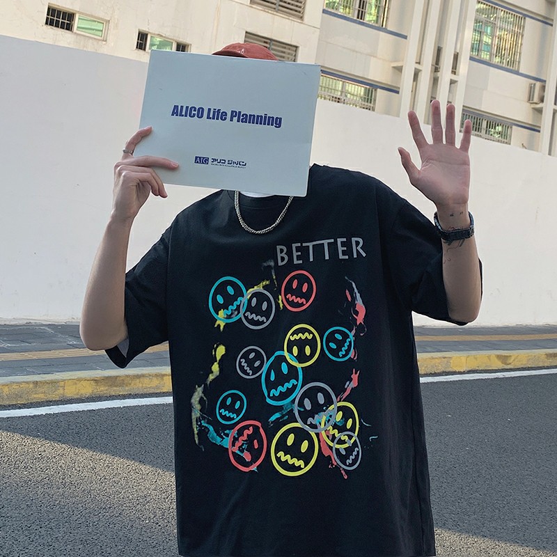 Áo thun tay lỡ nam nữ, áo phông unisex form rộng chất cotton mát mịn thấm hút mồ hôi in hình that | BigBuy360 - bigbuy360.vn