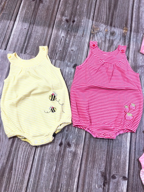 Bộ liền thân romper body đùi siêu xinh mẫu ngẫu nhiên chất liệu cotton cho bé từ sơ sinh đến 9 tháng