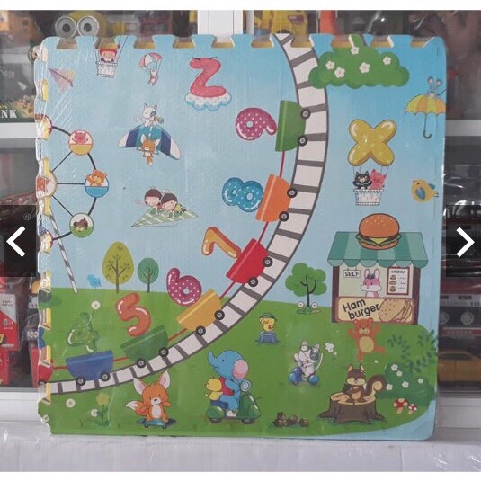 4 Tấm Thảm xốp Hình TQ trải sàn nhà kt 60*60cm