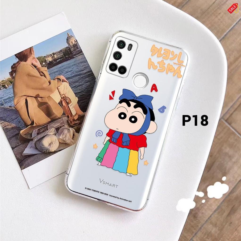 Ốp lưng Vsmart LIVE 4 - JOY 4 - STAR 5 dẻo trong in hình Tom và Jerry siêu cute cho các cặp đôi