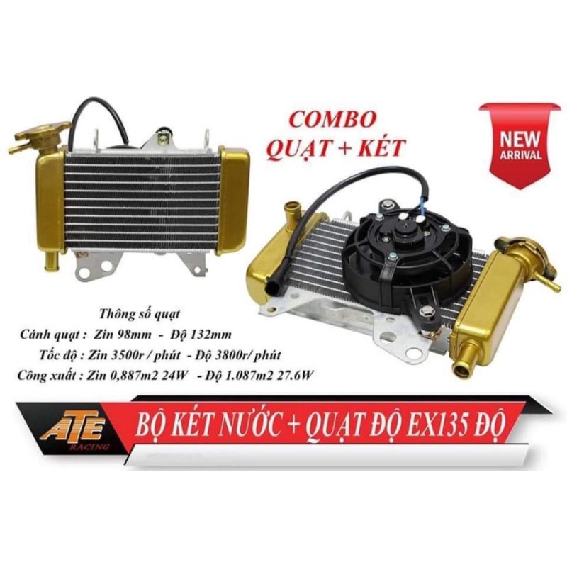 Két nước lớn độ, giải nhiệt làm mát xe Exciter 135, 2005-2014 độ