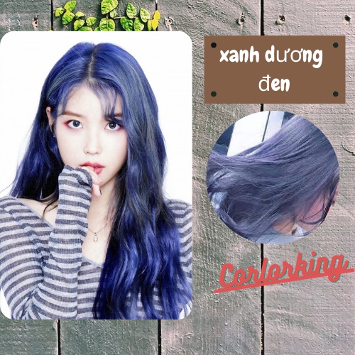 thuốc nhuộm tóc XANH ĐEN magic color