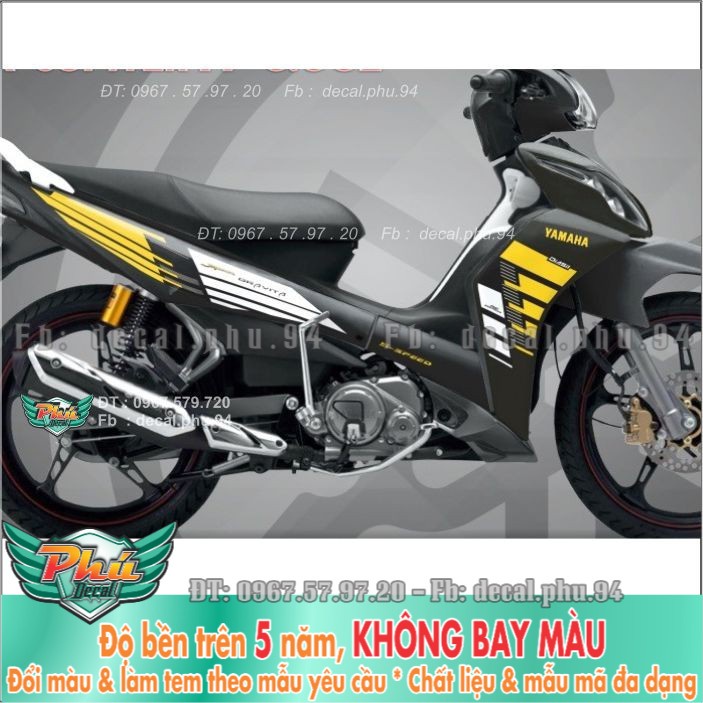 Tem rời Jubiter đen vàng (B)  -1