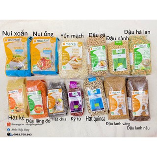 [Tách lẻ] Các loại hạt - mỳ - nui hữu cơ cho bé ăn dặm (date 2021)