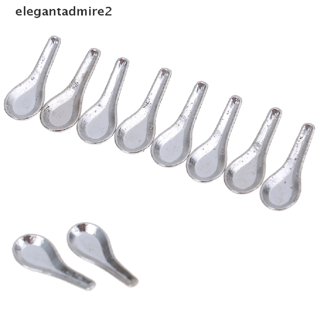 Bộ 10 Muỗng Súp Đồ Chơi Búp Bê Cỡ 1 / 12