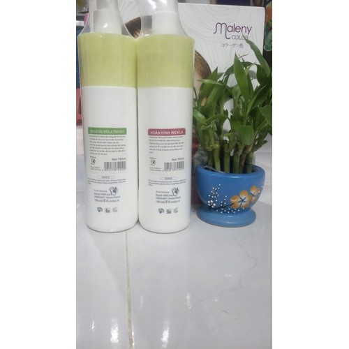 Bộ sản phẩm dầu gội, xả, siêu phục hồi, keratin Wekla