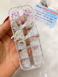 Đá gắn móng tay chân  mix size từ size 4-20