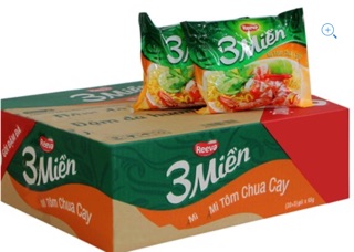 Thùng mì 3 Miền Tôm chua cay