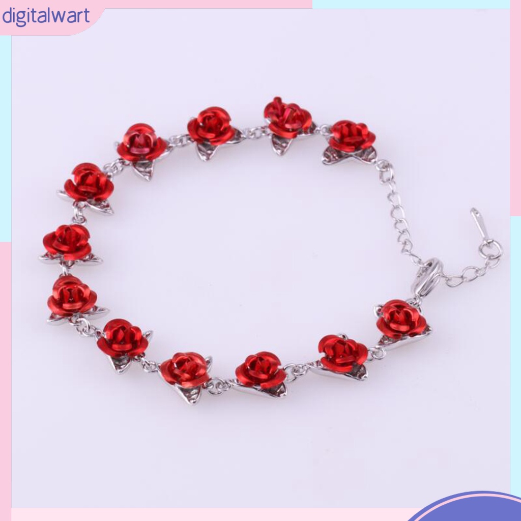 DGW_ Decorative Bracelets Delicate Valentine Hand Chain Durable for Gifts