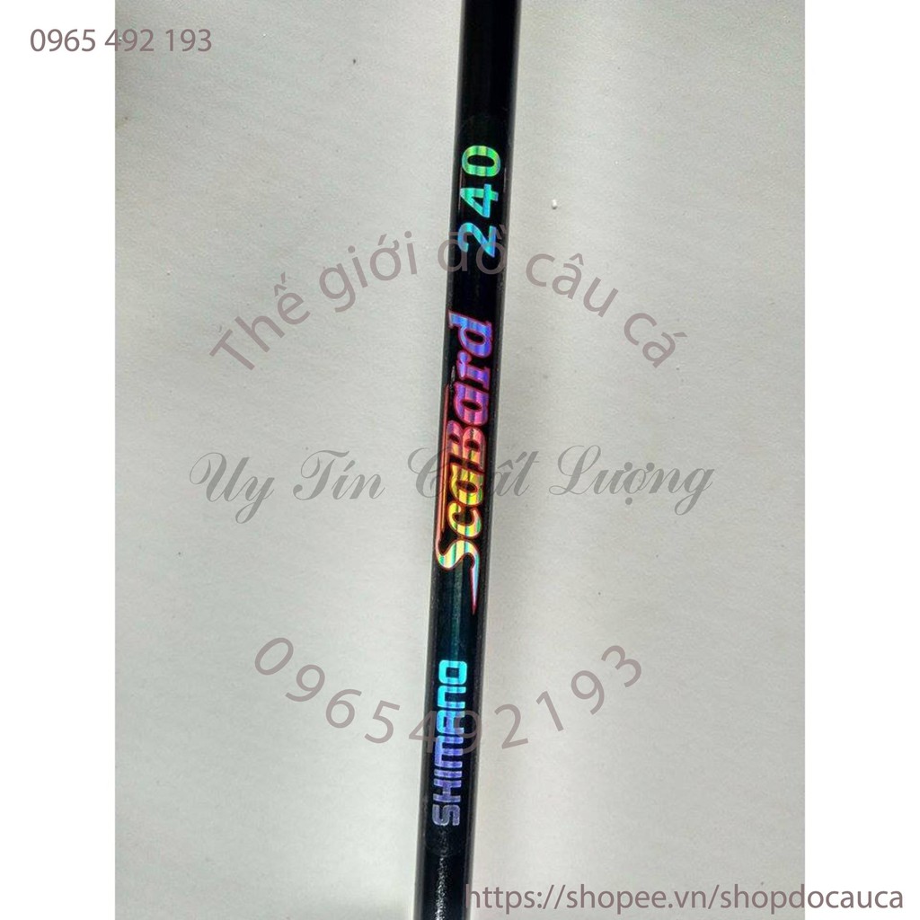 Cần câu cá shimano scabard 2 khúc đặc 2,7m cực khỏe siêu rẻ tặng chuông báo cá ( rẻ vô địch )