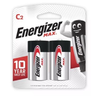 Pin Trung (C) Energizer Alkaline Siêu Bền 1.5V [Nhập Khẩu Chính Hãng]