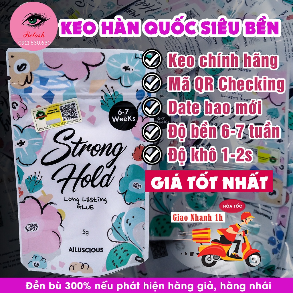 Keo nối mi Hàn Quốc Super Fast_Keo Nối Mi Ít Cay Siêu Bền (Cam Kết Chính Hãng) - keo nối mi- Be Lash