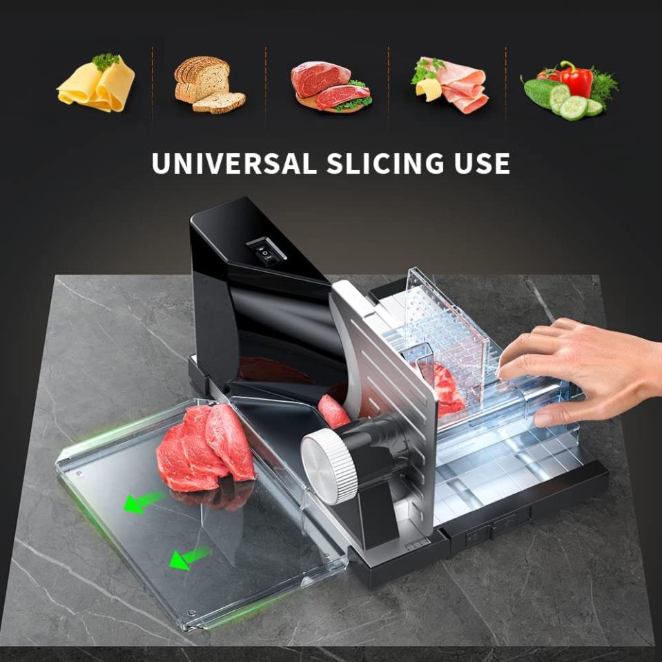 Máy thái thịt Phisinic thái thịt đông lạnh, thịt chín cho nhà hàng, gia đình - Bảo hành 1 năm
