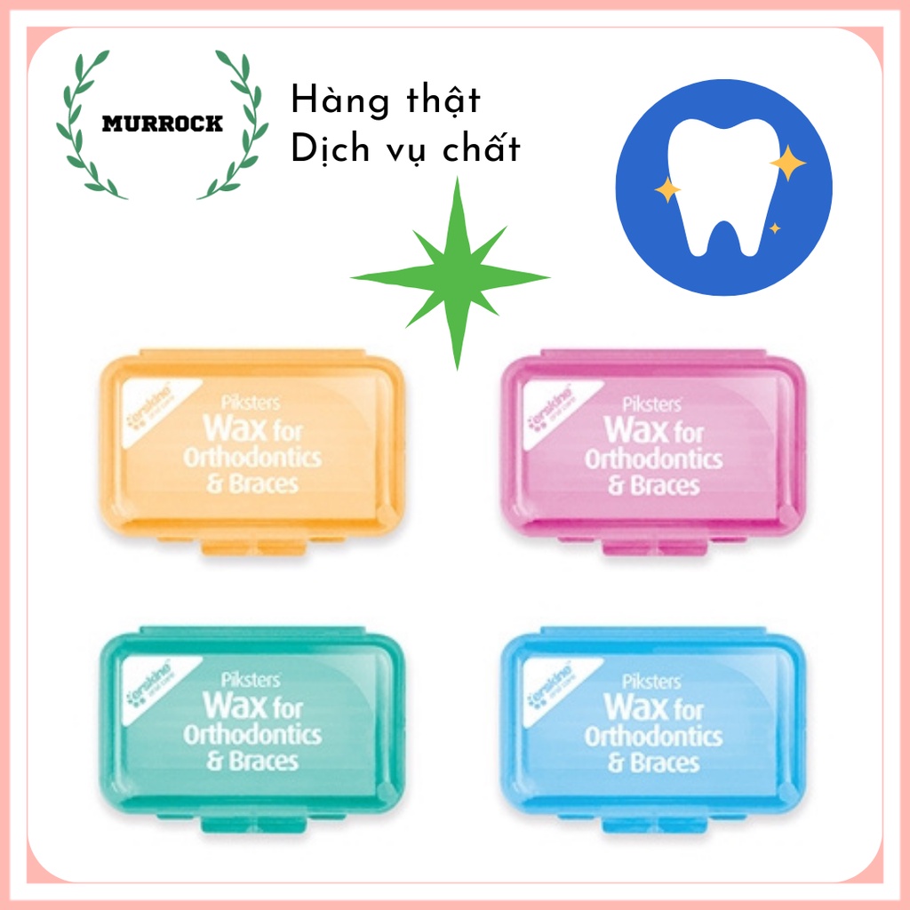 Sáp Piksters nha khoa, chỉnh nha, niềng răng UK Anh Quốc -1 vỉ 2 hộp